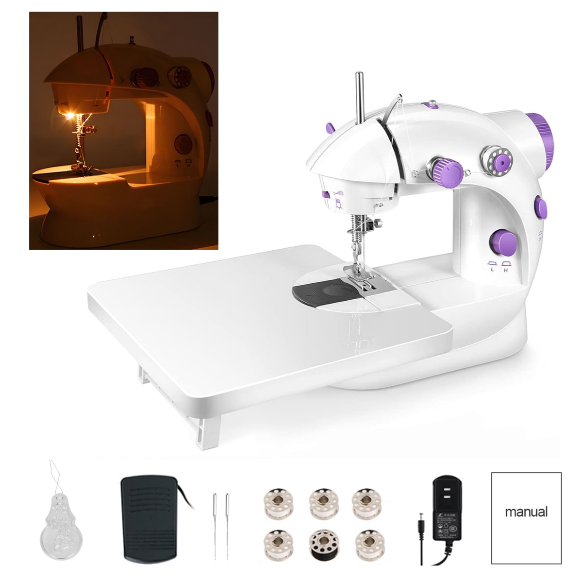 Miniatura 2 de Mini máquina de coser con Mesa Hogar